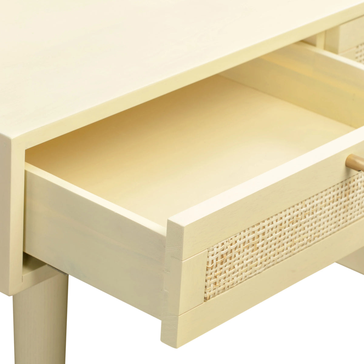 3-Drawer Wooden Desk with Cabinet I910