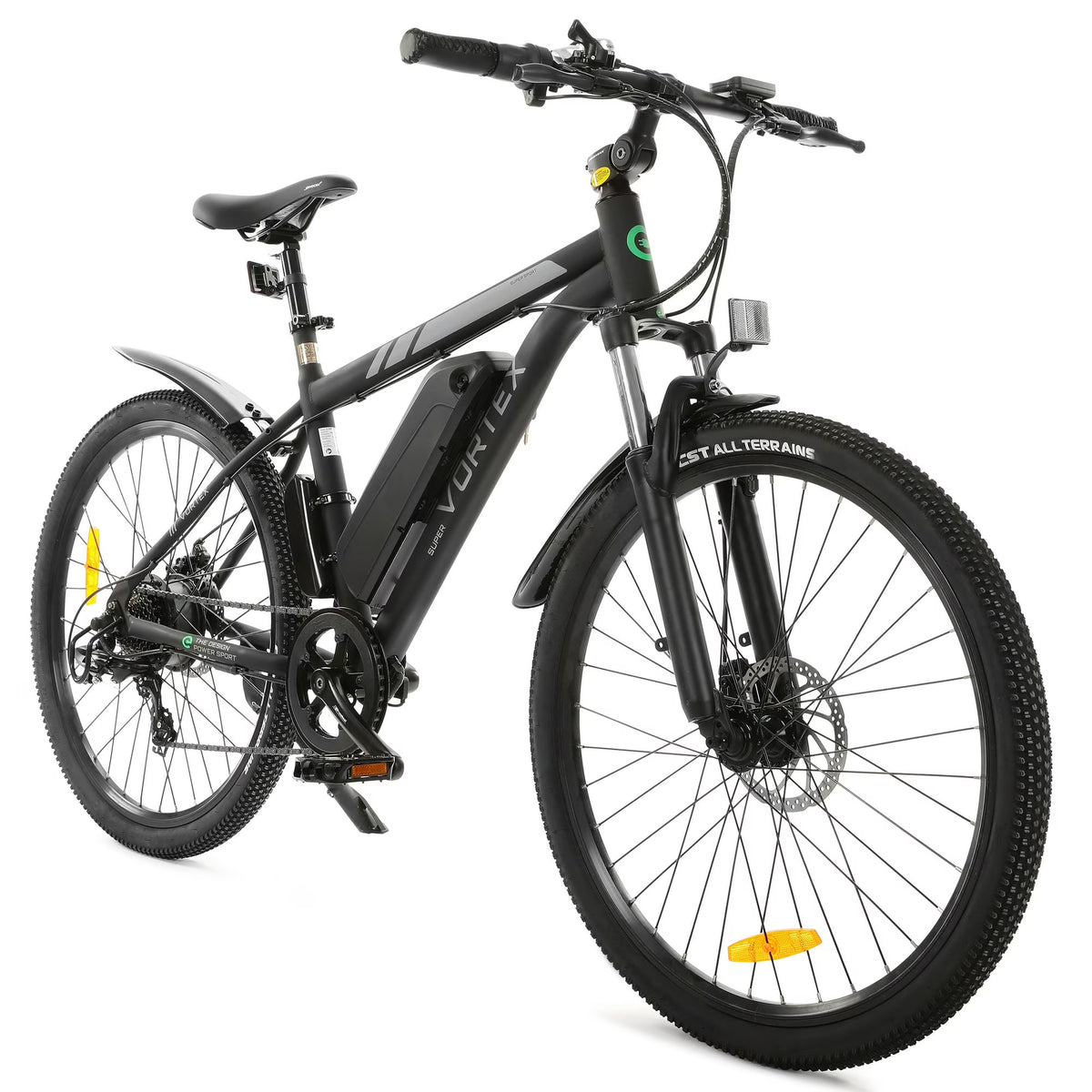 Black 26 In. 36 V 350 W 12.5 AH 7 Speed Electric Bike W46027