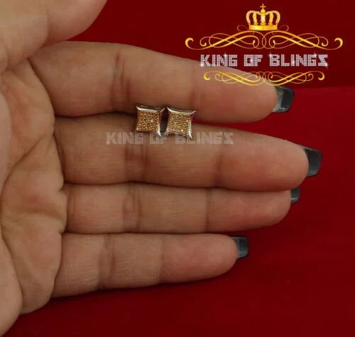 0.15ct Diamond 925 Sterling Silver Kite Stud Earrings J916301
