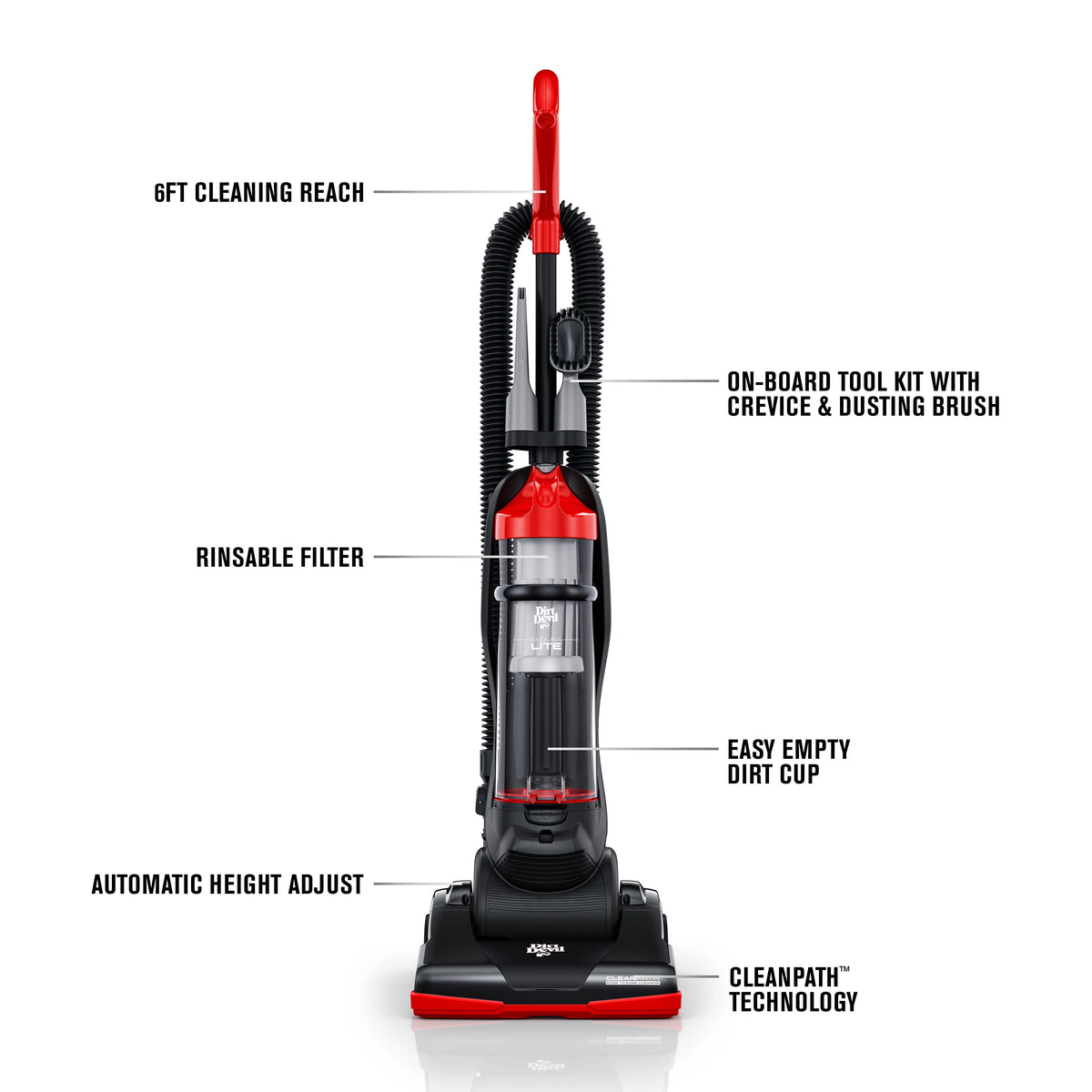 Compact Bagless Upright Vacuum Cleaner N5477
