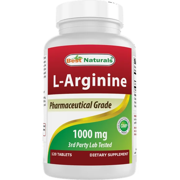 L-Arginine Tablets 1000mg 120 Count A462