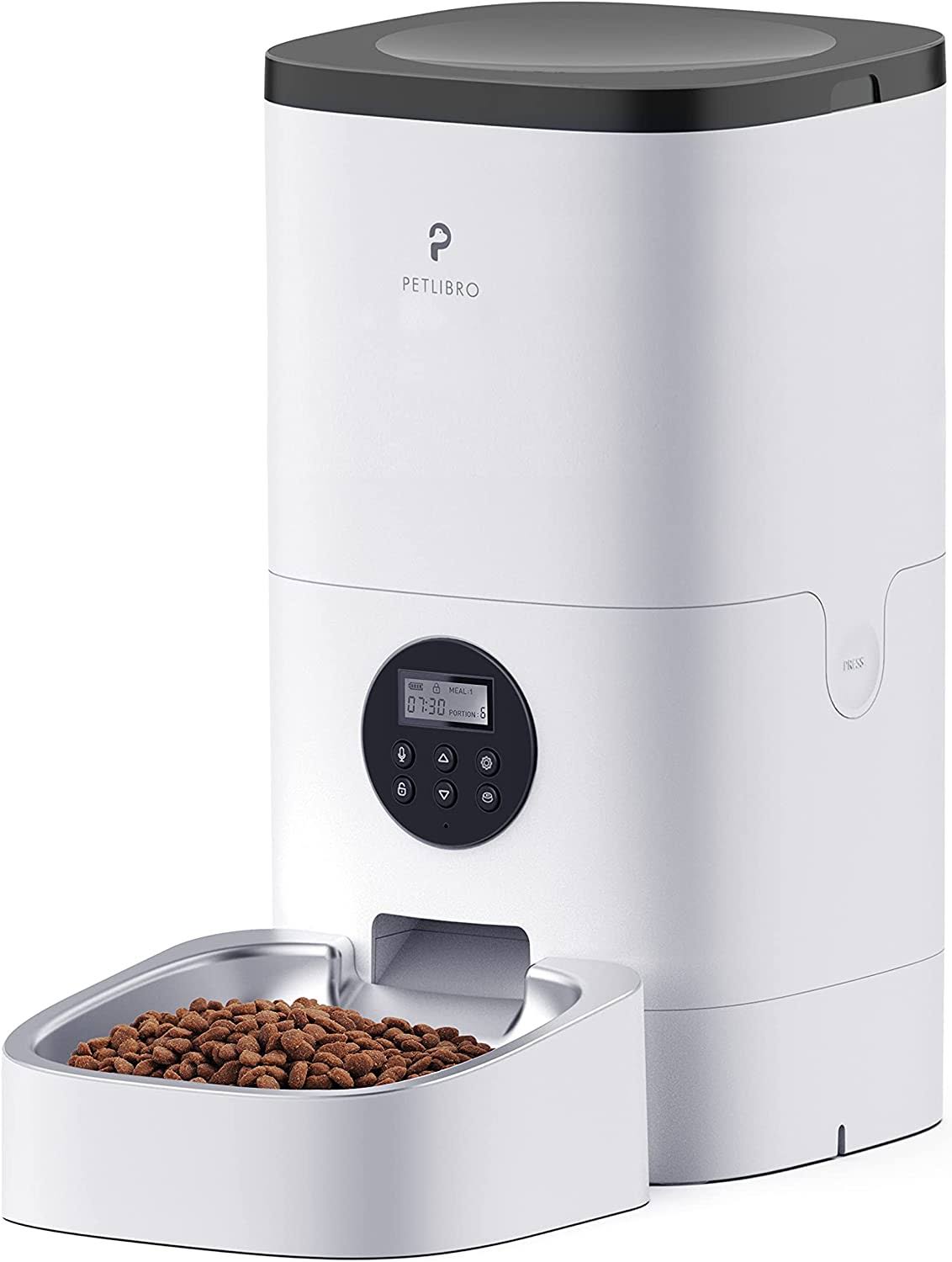 Automatic Dog & Cat Feeder, Translucent, 25-Cup R88770