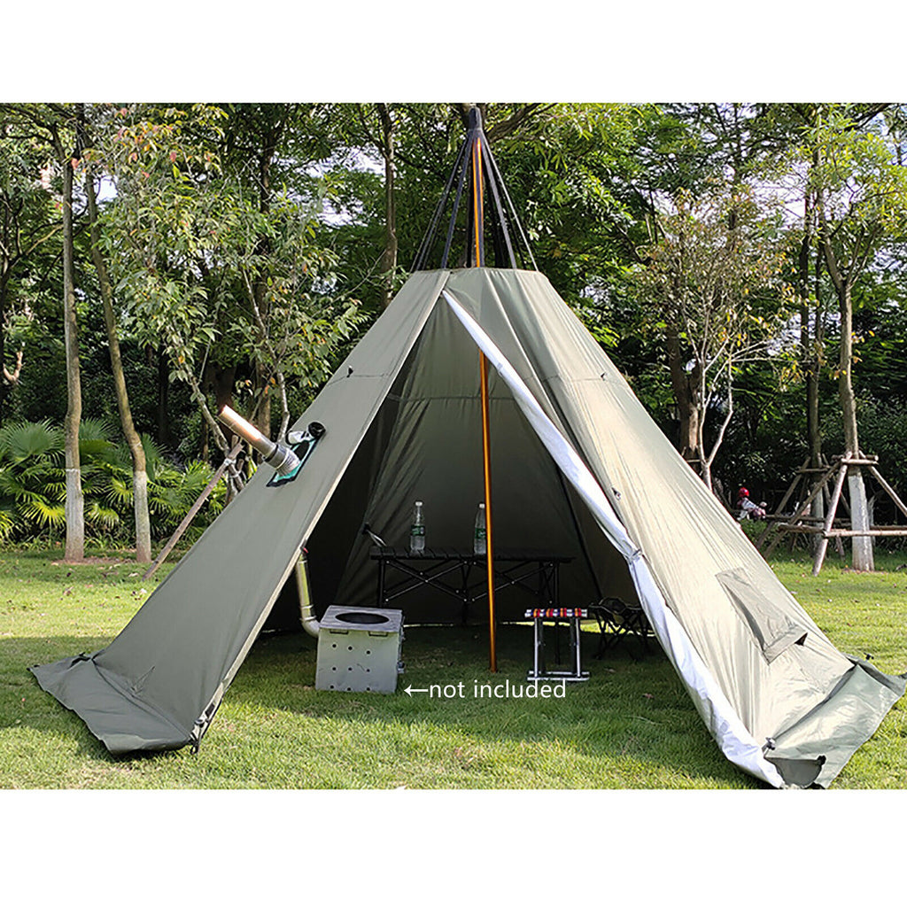 Pyramid Tent 4-Season Portable 2 People 7.2ft Height M84511