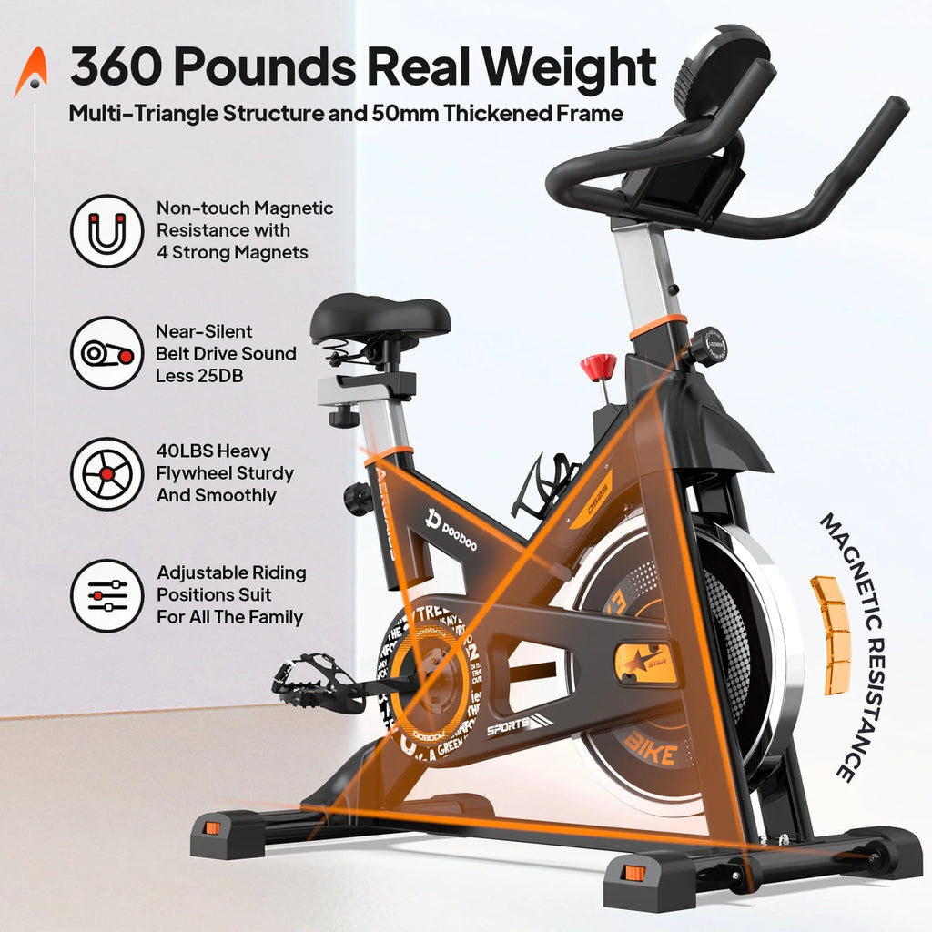 Magnetic Resistance Indoor Cycling Bike E863