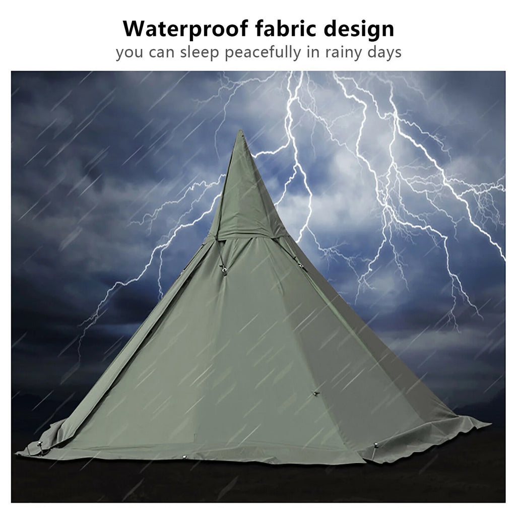 Pyramid Tent 4-Season Portable 2 People 7.2ft Height M84511