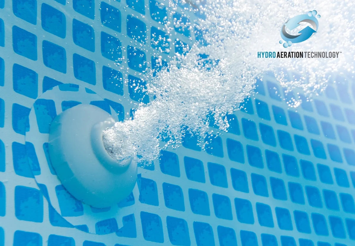 Clearview Prism Frame Above Ground Swimming Pool Set with Pump U8336