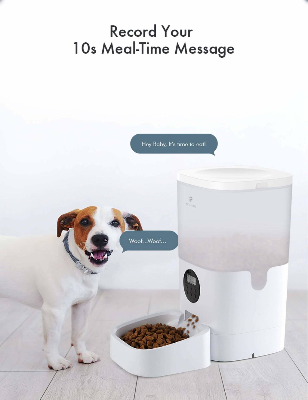 Automatic Dog & Cat Feeder, Translucent, 25-Cup R88770