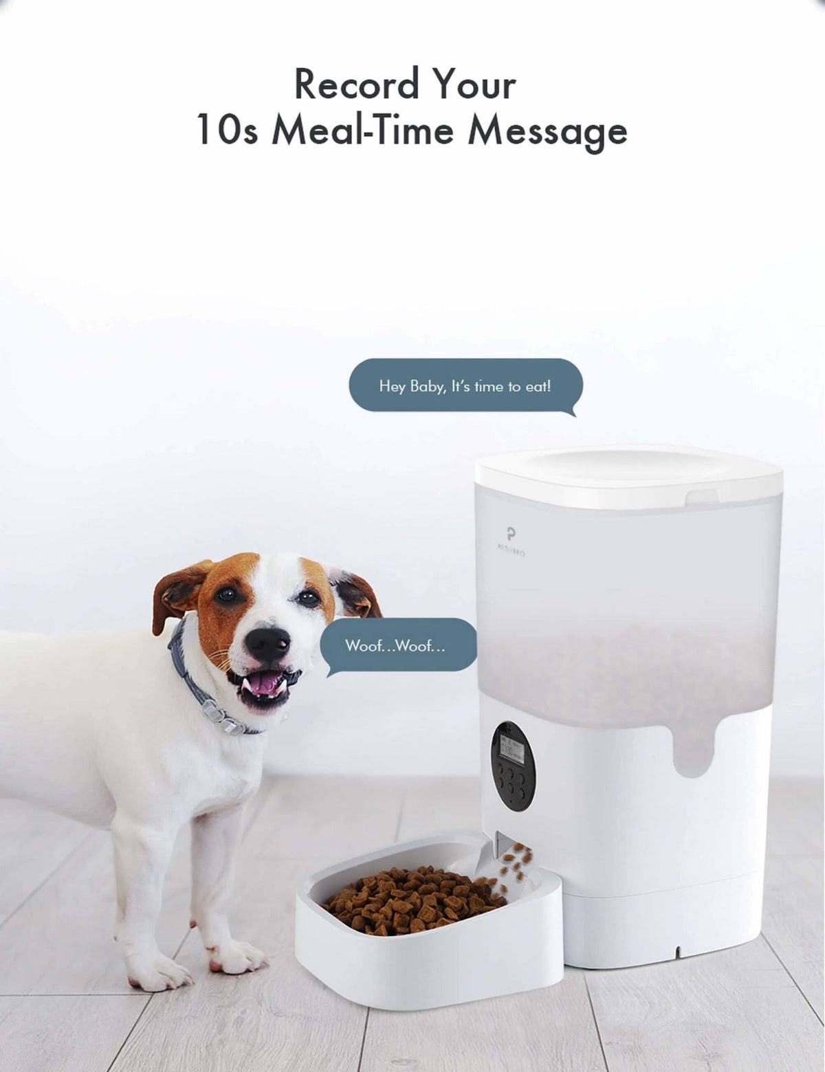 Automatic Dog & Cat Feeder, Translucent, 25-Cup R88770