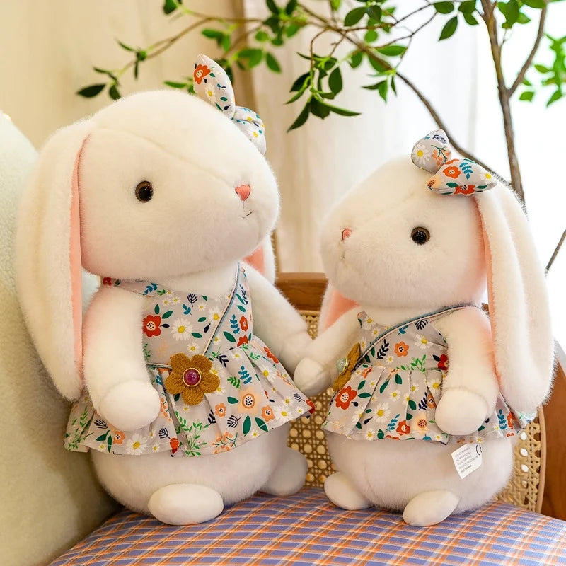 Easter Bunny Plush Stuffed Toy with Floppy Ears H805430