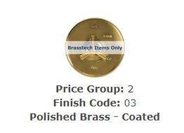 Polished Brass Coated Angle Valve, 1/2x22 Compression D4062