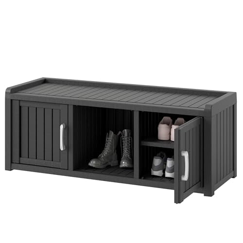 Waterproof UV-Resistant Shoe Storage Cabinet with 2 Doors C65169