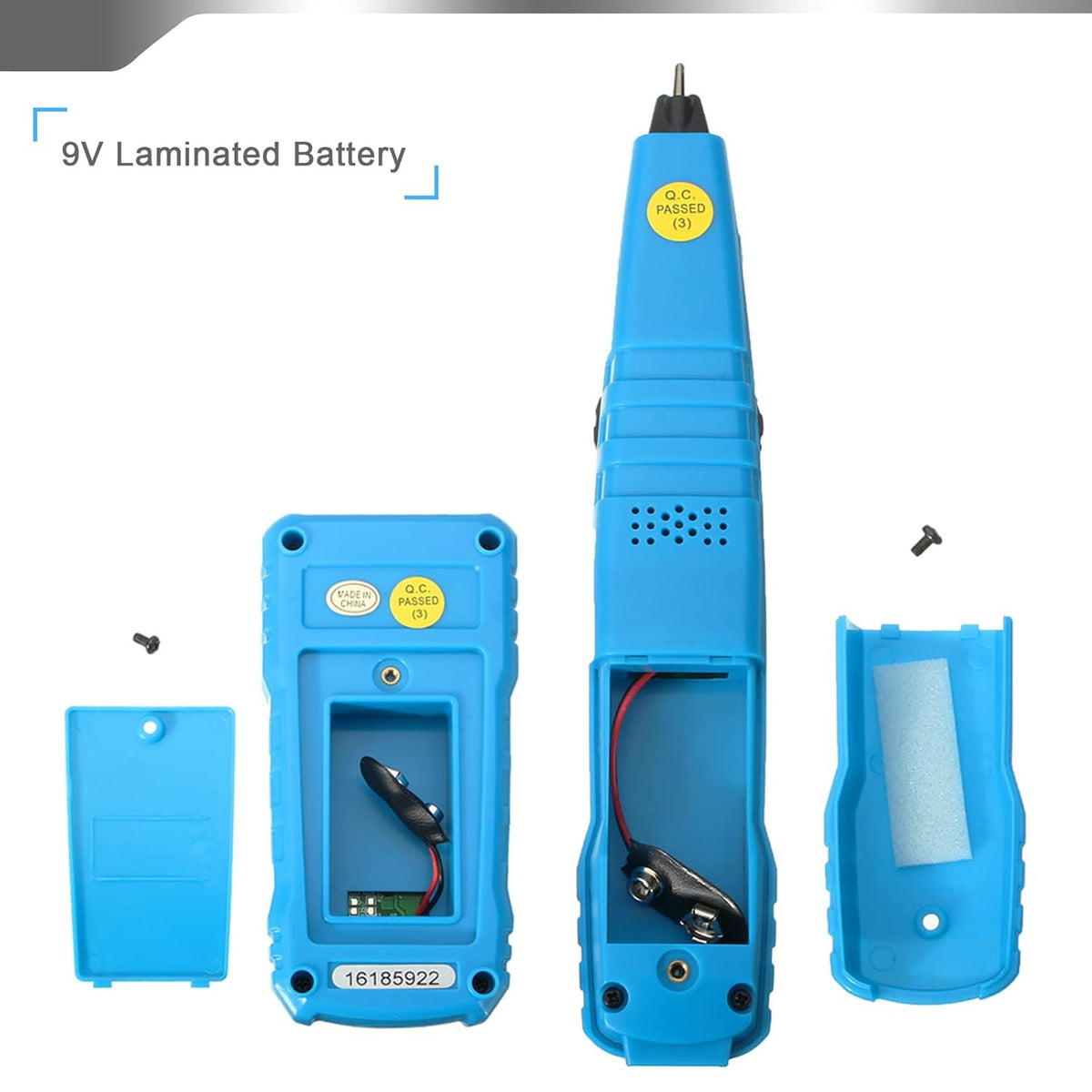 RJ11 RJ45 Cable Tester Toner Ethernet LAN Tester, Pack of 2 C753