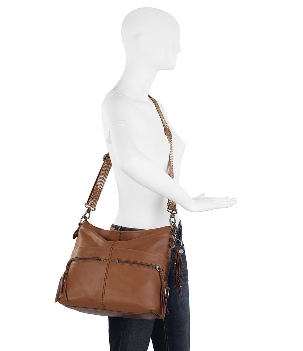Stone Leather Bucket Bag A42567