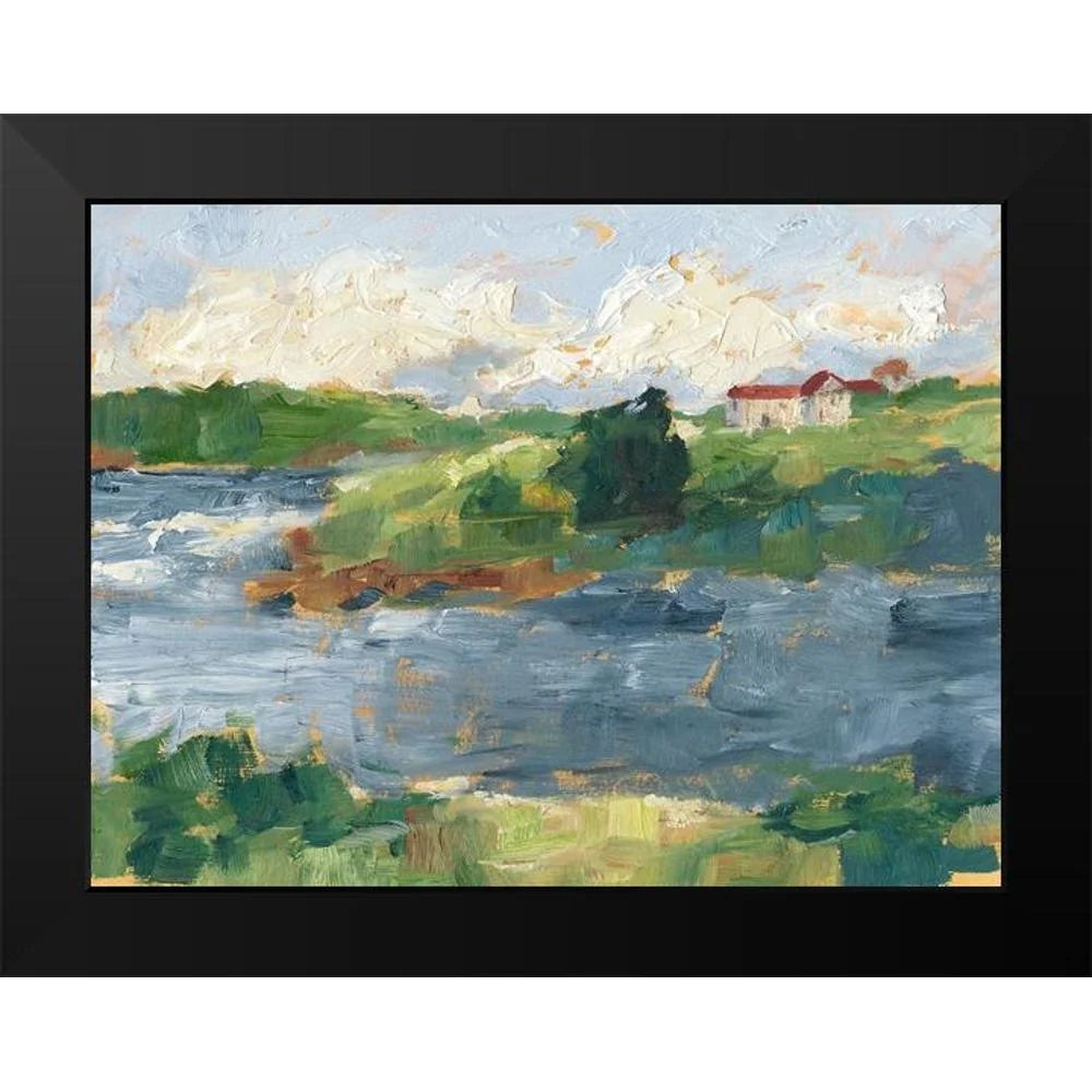 Black Modern Framed Museum Art Print W904542
