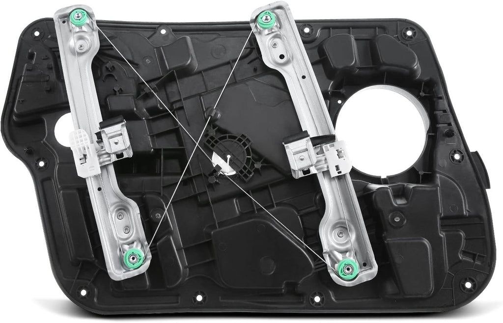 Electric Power Window Regulator Without Motor With Panel Compatible with Hyundai Sonata 2011-2014 Sedan Front Right Passenger Side Pack of 2 E52933