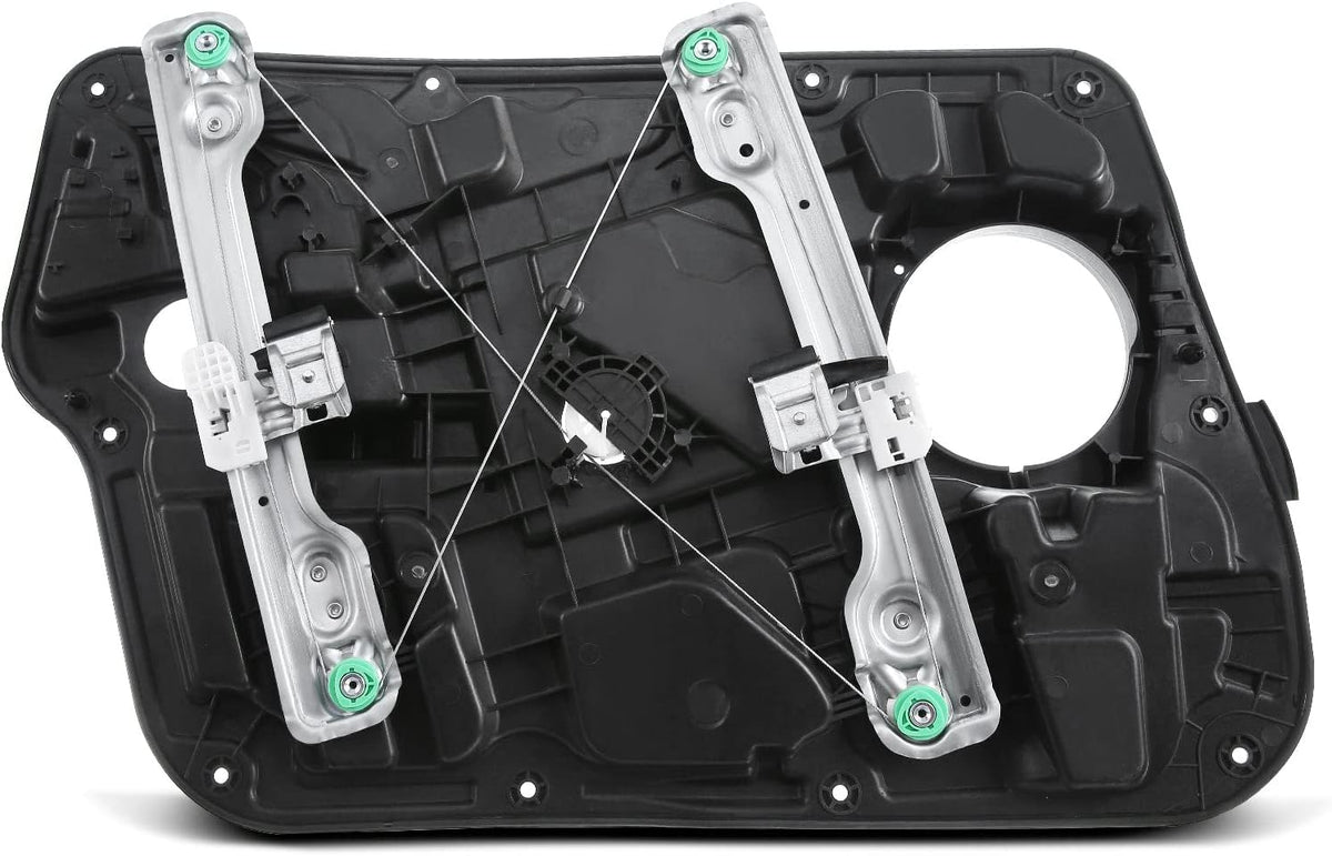 Electric Power Window Regulator Without Motor With Panel Compatible with Hyundai Sonata 2011-2014 Sedan Front Right Passenger Side Pack of 2 E52933