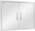 26 W X 24 H Double Access Door Stainless Steel Vertical Door J76587