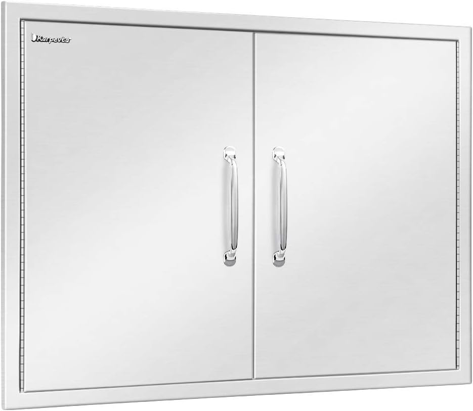 26 W X 24 H Double Access Door Stainless Steel Vertical Door J76587