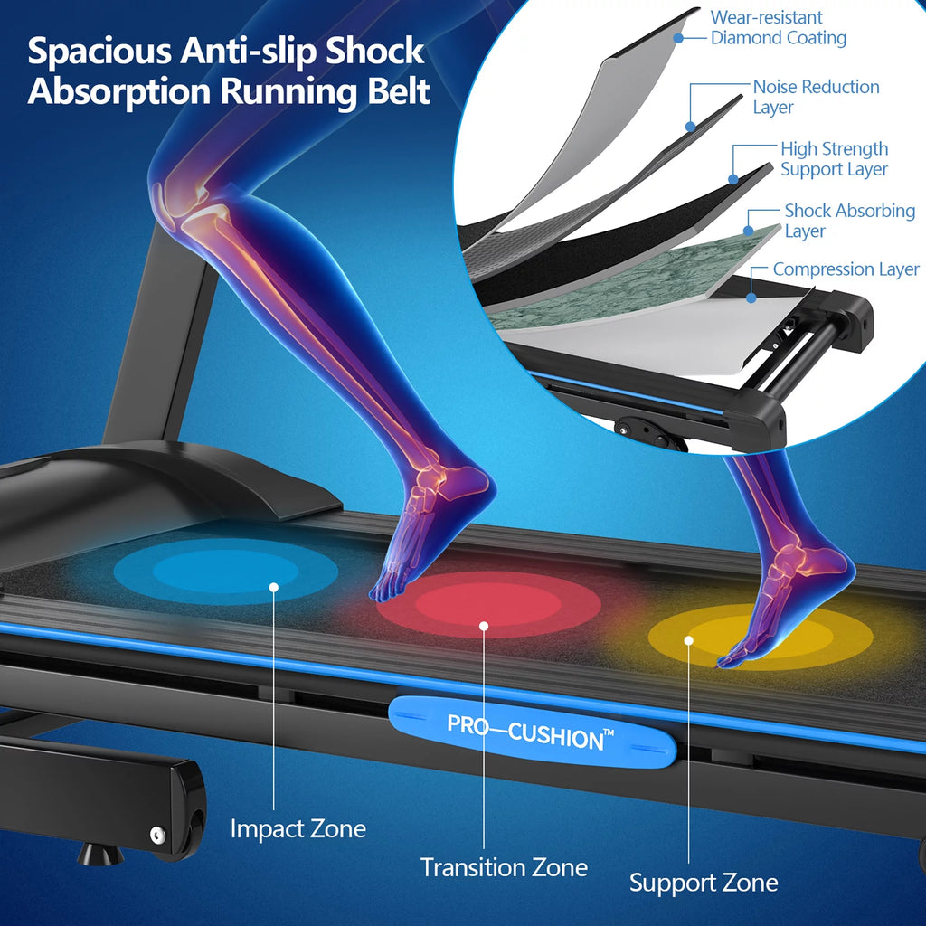 2.25HP Foldable Electric Treadmill H62589