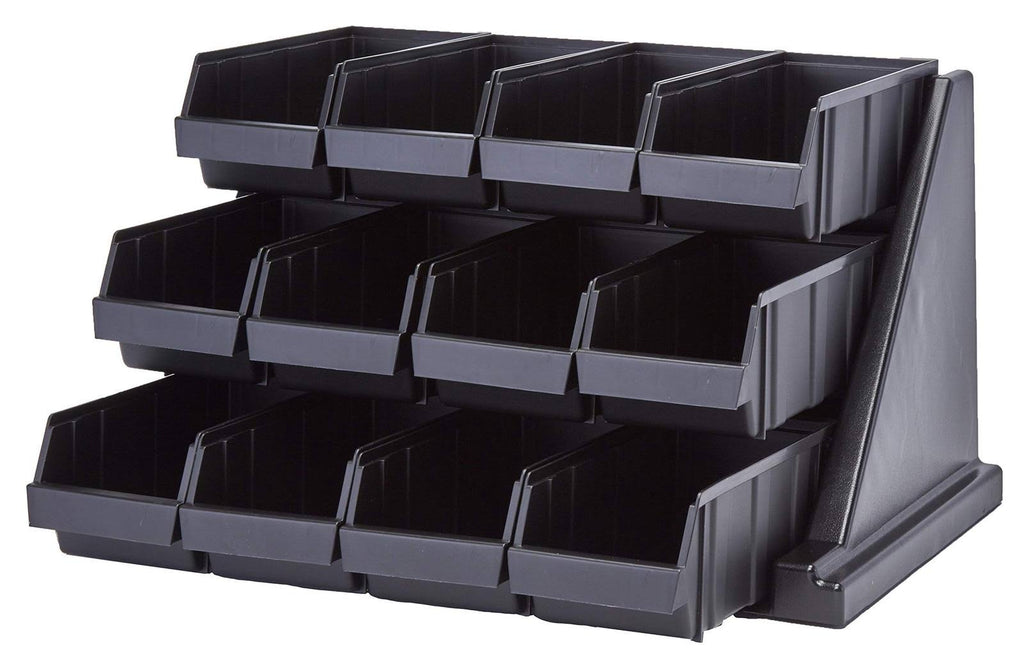 Black 12 Bins Organizer Rack B230494