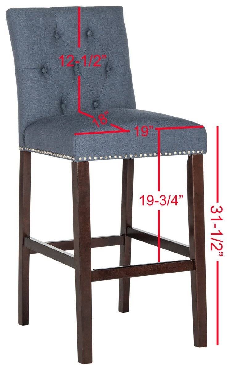 Navy Espresso Bar Stool L385739