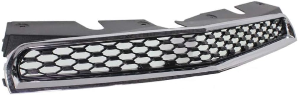 Chrome Shell Grille Assembly with Painted Black Insert Q25870
