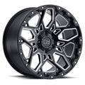 18x9.5 5x150 12mm Gloss Black Wheel H1829