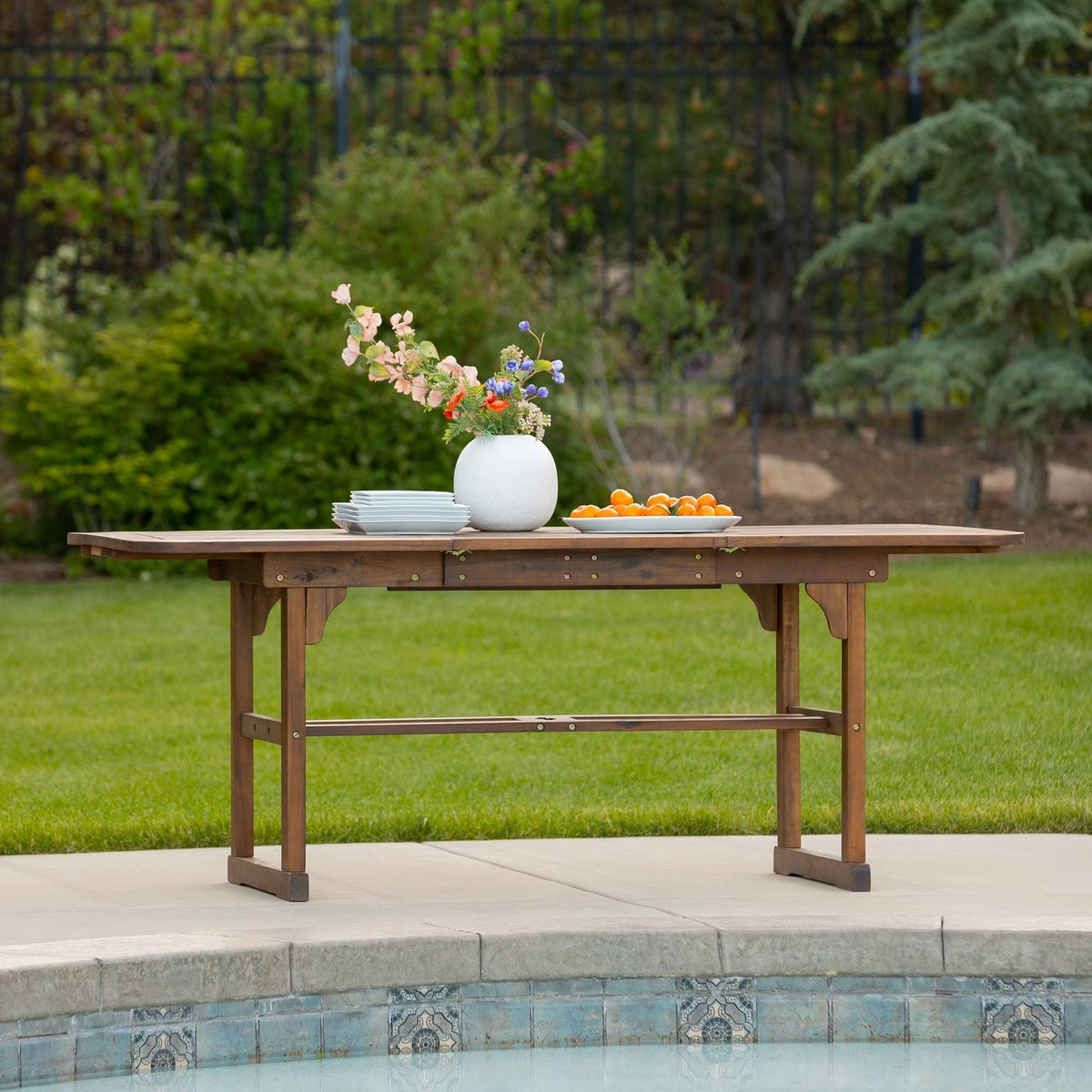 Grey Wash Acacia Outdoor Extension Table C3307
