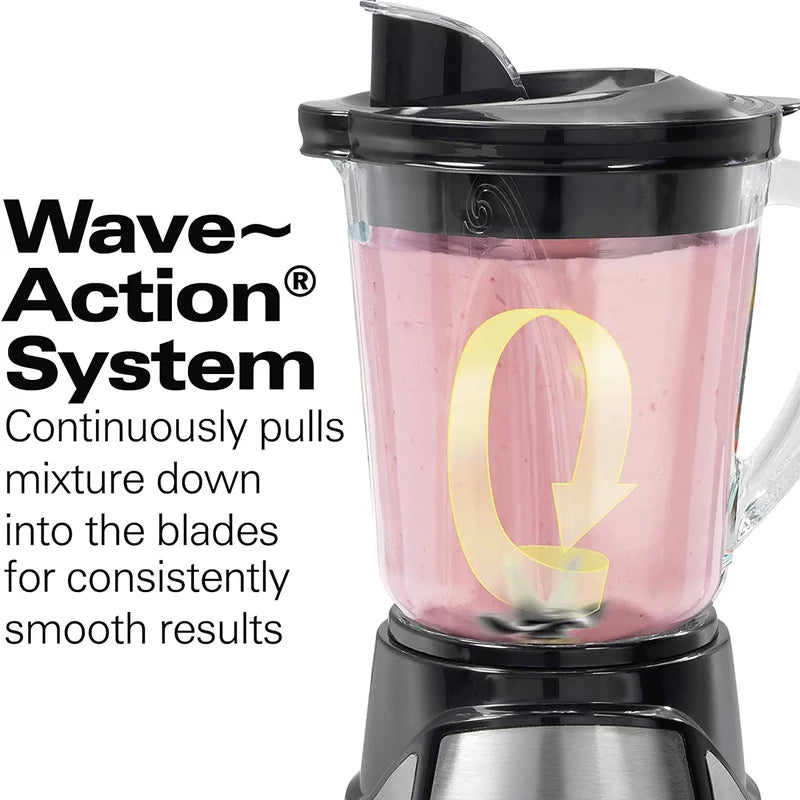 Countertop Blender 12 Functions 40oz Glass Jar Black P247