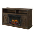 Rustic Brown 53 inch Electric Fireplace Y392121