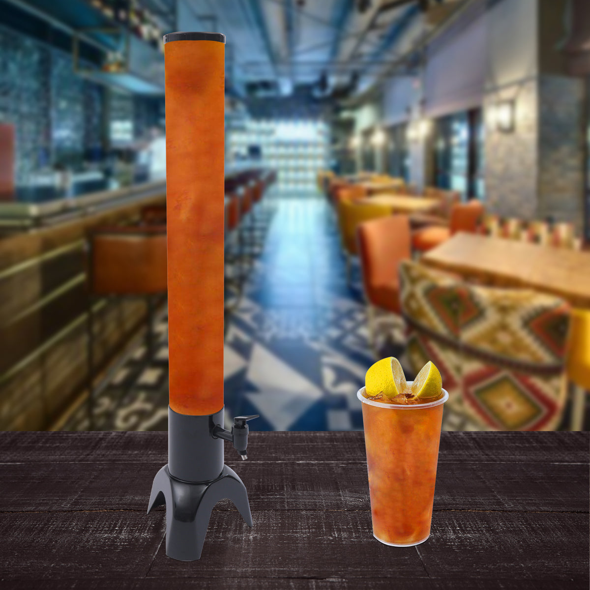 Beer Tower Dispenser with Removable Ice Tube, 3L E651