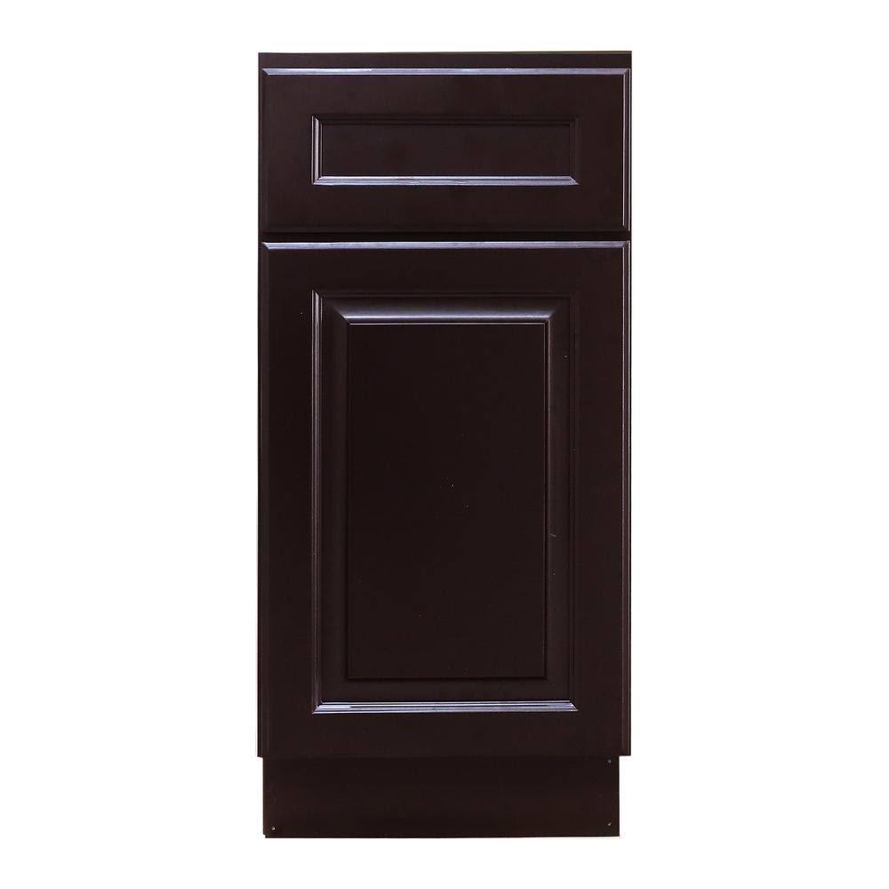 Dark Espresso Base Cabinet with 1-Door and 1-Drawer P604735