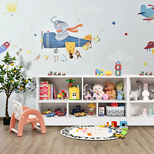Wooden 5-Section Toy Storage Organizer F98151