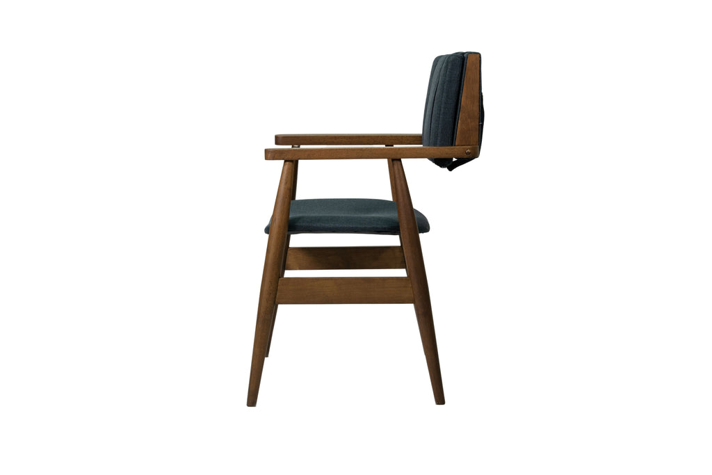DarkBlue Solid Wood Dining Chairs (Set of 2) M338692