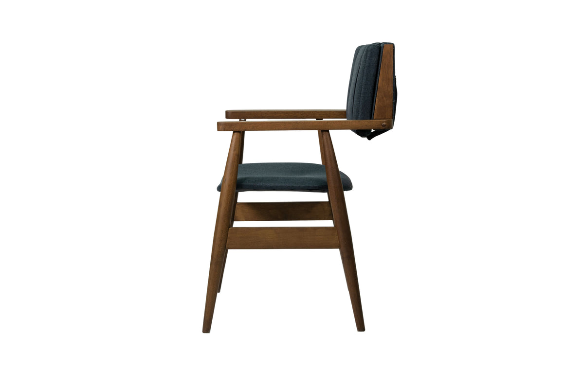 DarkBlue Solid Wood Dining Chairs (Set of 2) M338692
