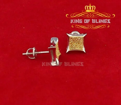 0.15ct Diamond 925 Sterling Silver Kite Stud Earrings J916301
