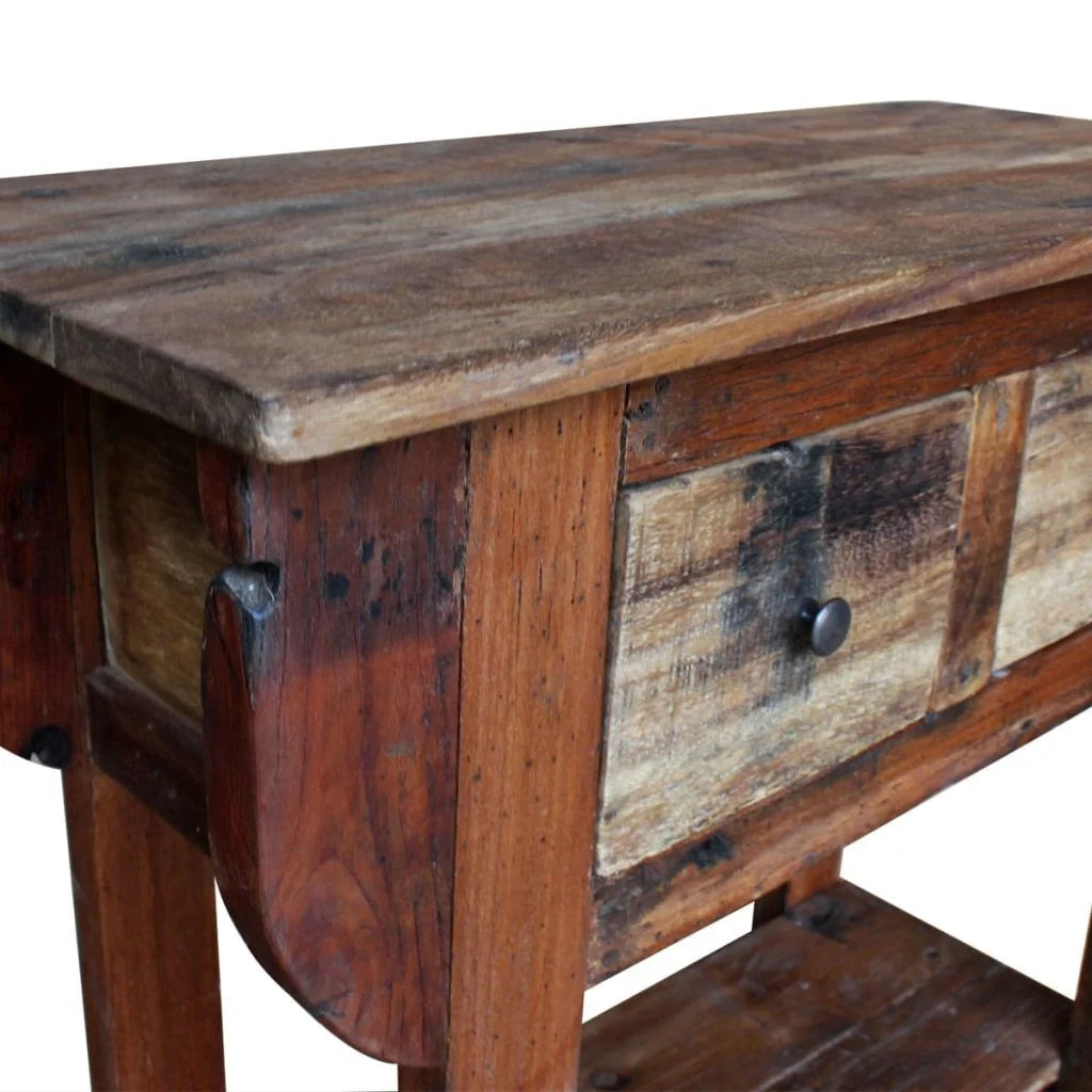 Solid Reclaimed Wood Console Table I1443