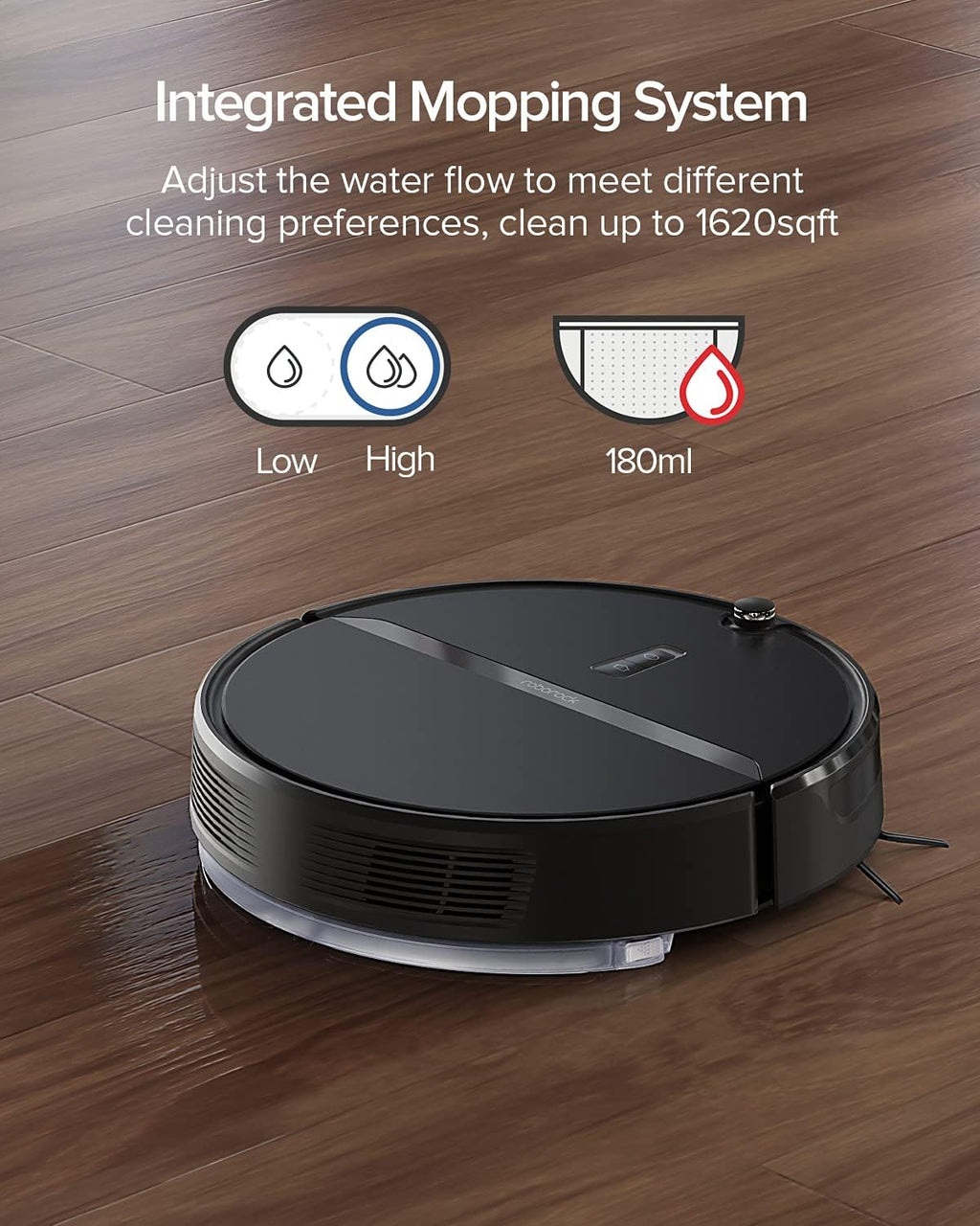 Robot Vacuum Cleaner with 2000Pa Strong Suction, 200min Runtime H453427