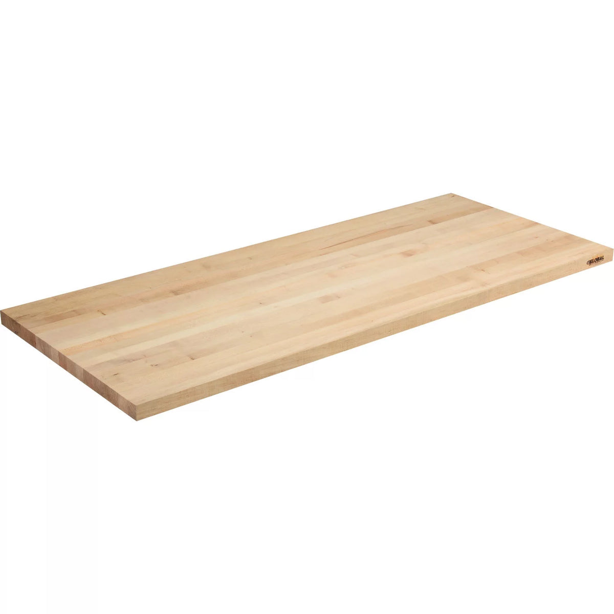 72"W x 30"D Gray 4 Drawer Maple Butcher Block Pedestal Workbench Z937