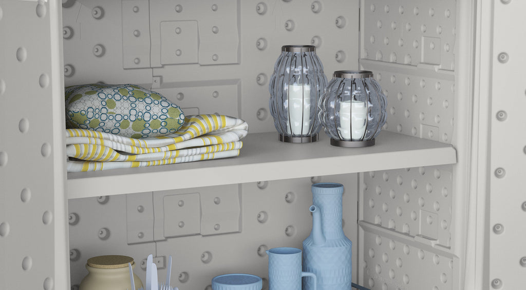 97 Gallon White Storage Station L976067