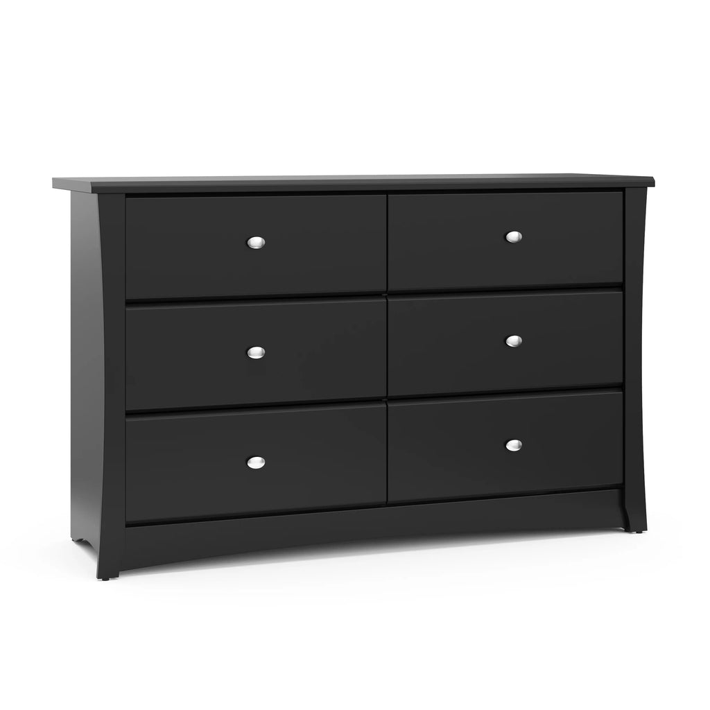White 6 Drawer Double Dresser R506220
