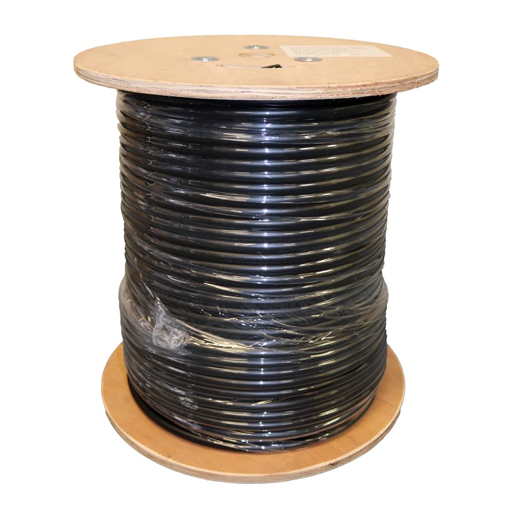 Heavy Duty Ultra Low Loss 50ohm Coaxial Cable 100ft N Male to N Male Black P606386
