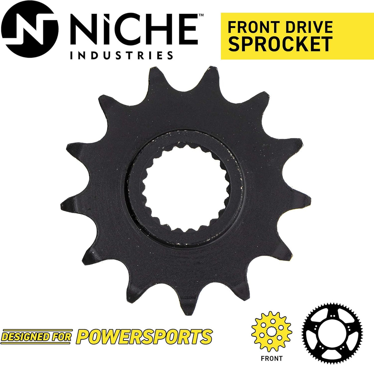 Drive Sprocket Chain Combo, 13 Tooth Front 40 Tooth Rear 520NZ Standard 88 Links Pack of 2 H897