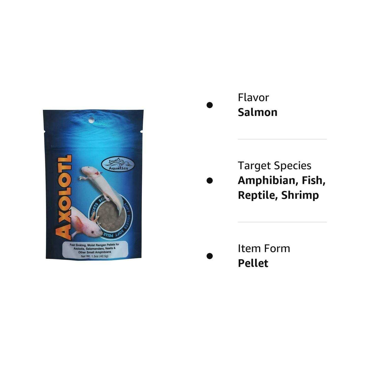 Soft Pellets for Axolotls Moist Sinking Diet V4689