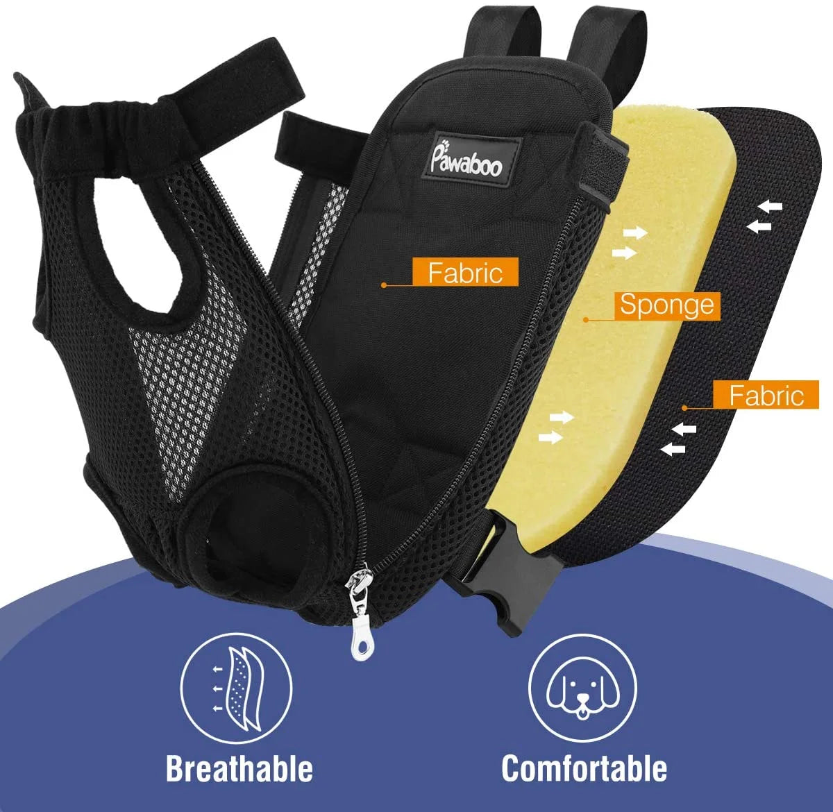 Pet Carrier Backpack Travel Bag for Small Medium Dogs Cats Puppies H750696