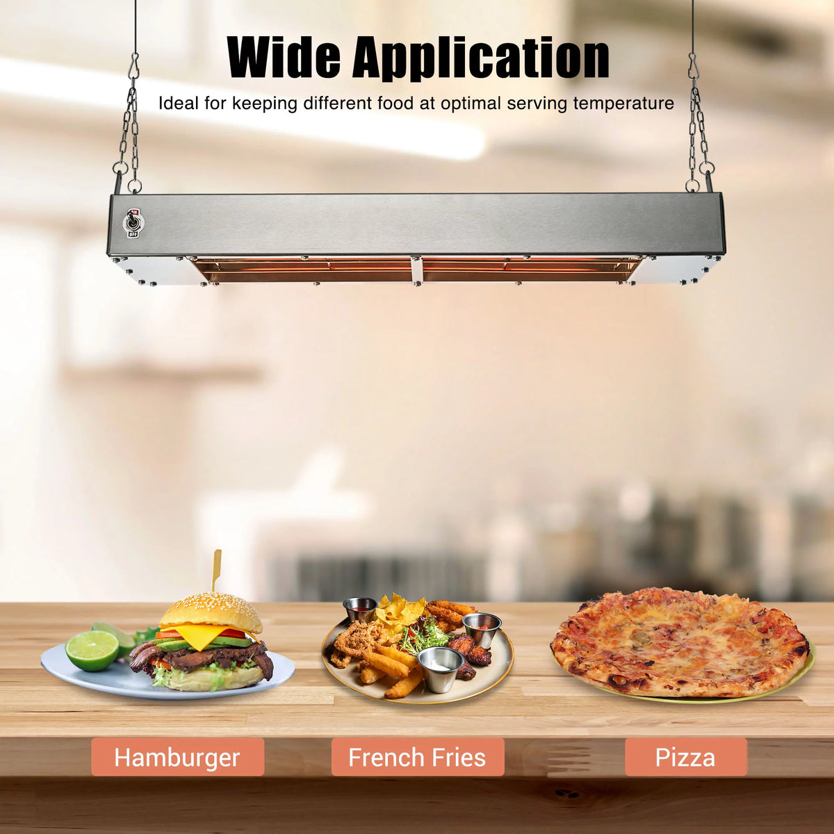 900W Stainless Steel Commercial Food Warmer L932