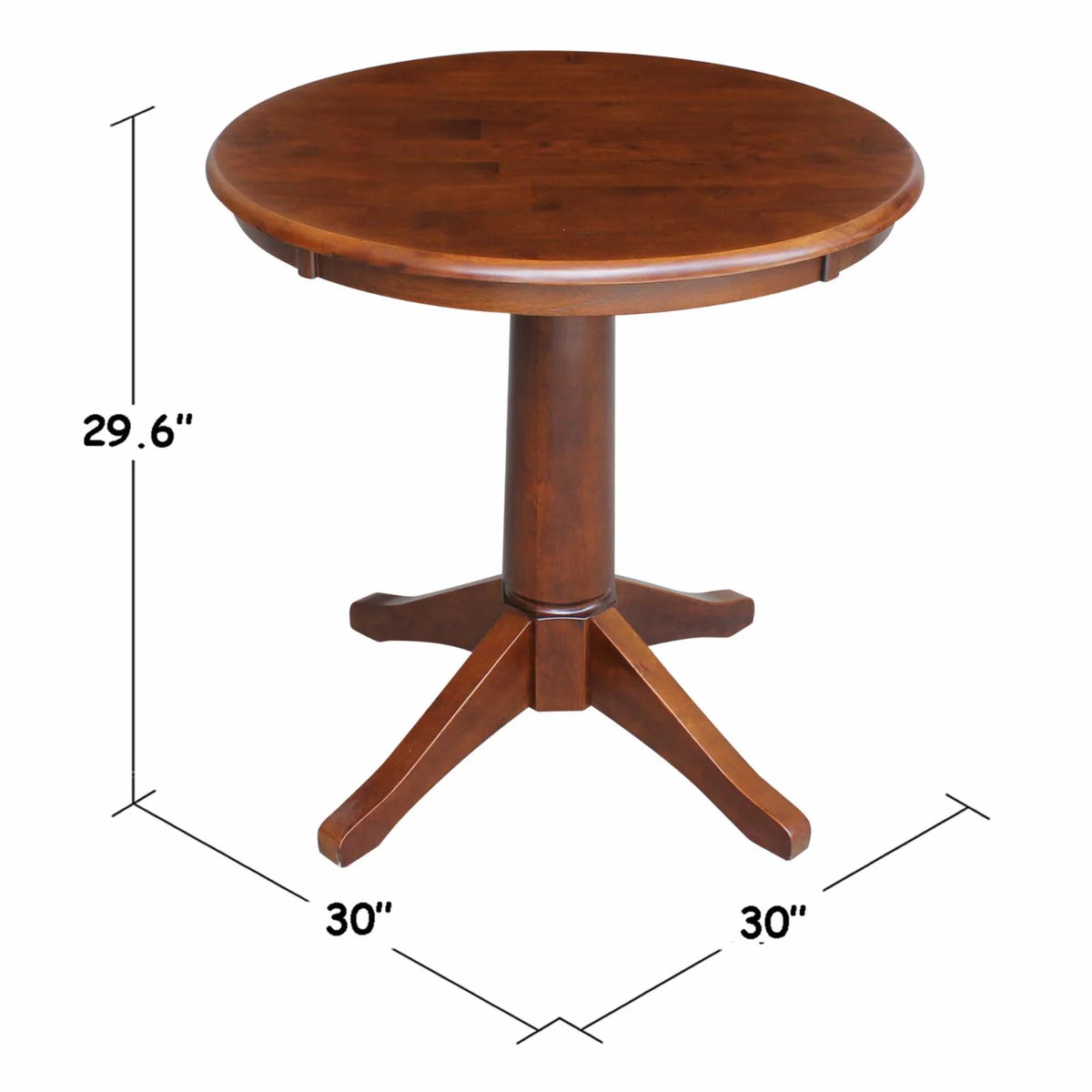 Round Solid Wood Dining Table A54798