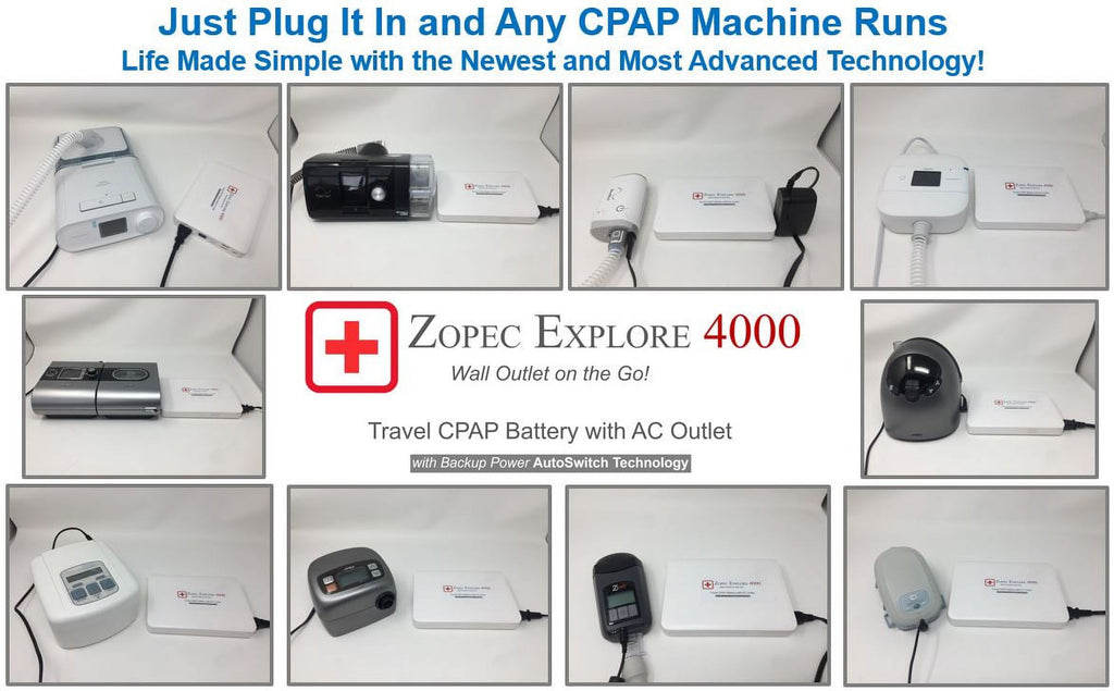 Travel CPAP Battery with Car Charger F34701