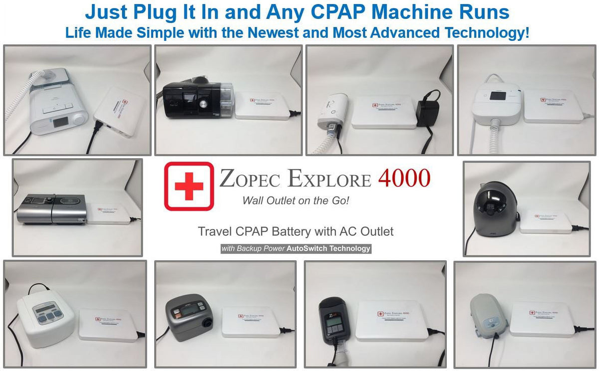 Travel CPAP Battery with Car Charger F34701