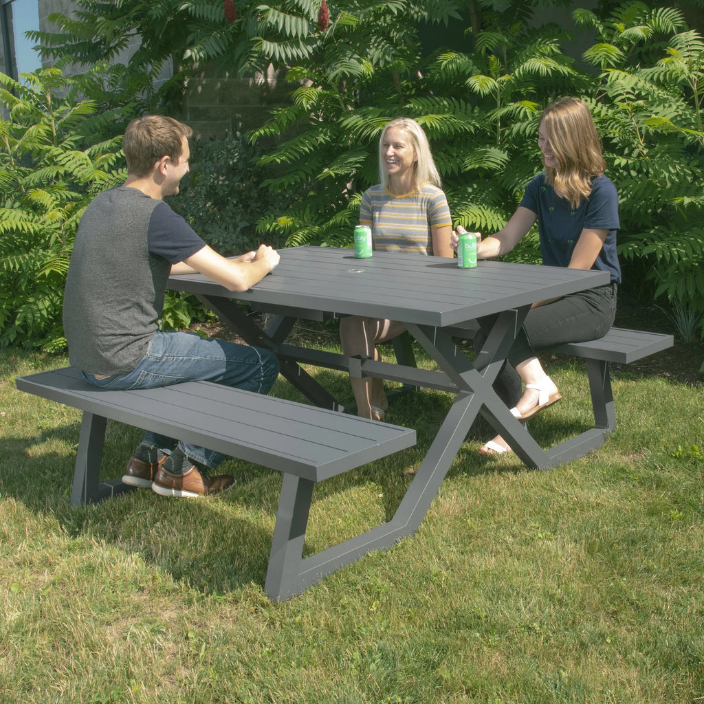 5ft Aluminum Picnic Table N62449